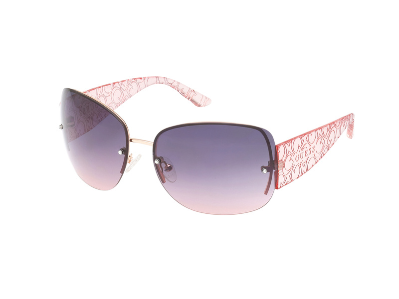 Okulary GUESS GO00034-6528B. Okulary przeciwsłoneczne, Kolor różowy. Kobieta.