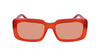 Okulary KARL LAGERFELD KL6101S-800. Okulary przeciwsłoneczne, Kolor pomarańczowy. Unisex.
