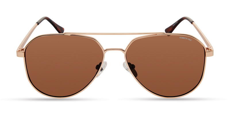 Okulary KENNETH COLE KC3009-5932E. Okulary przeciwsłoneczne, Kolor złoty. Mężczyzna.
