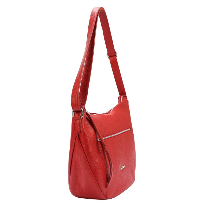 Pierre Cardin damska skórzana listonoszka na ramię torebka z kieszeniami