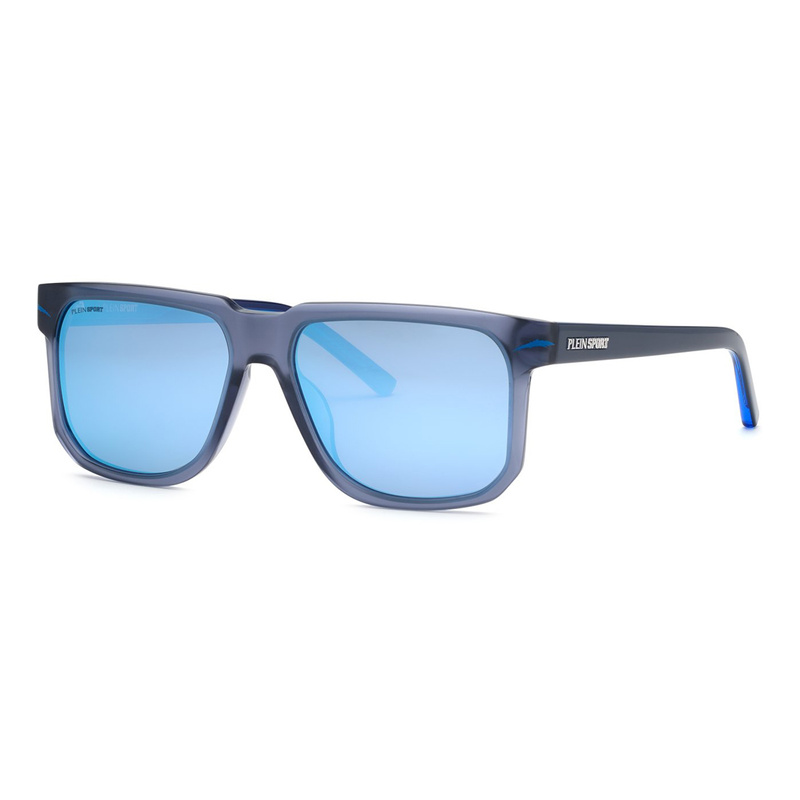 Okulary PHILIPP PLEIN SPORT SSP037-59UA1P. Okulary przeciwsłoneczne, Kolor niebieski. Mężczyzna.