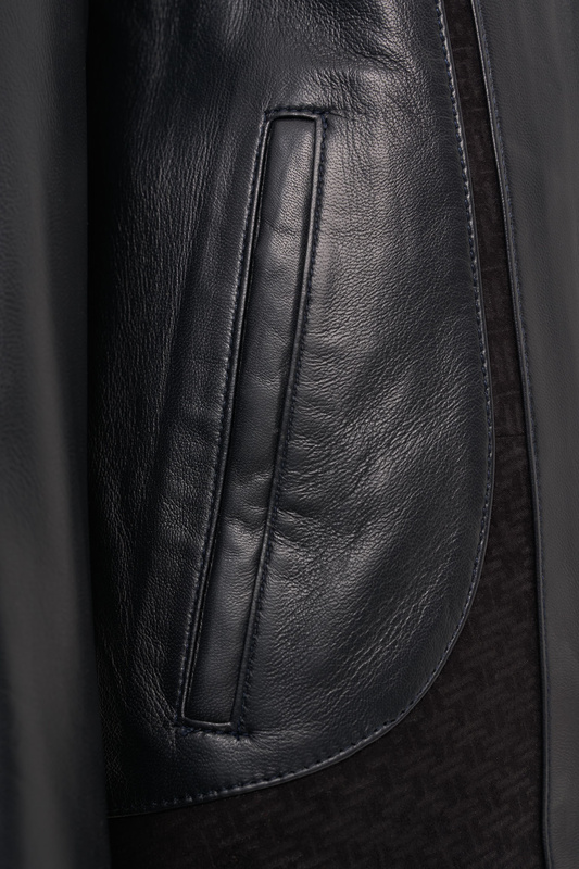 Bukowski Kurtka skórzana damska zapinana na zamek ramoneska