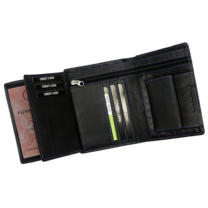 Skórzany męski portfel Money Kepper CC 5400