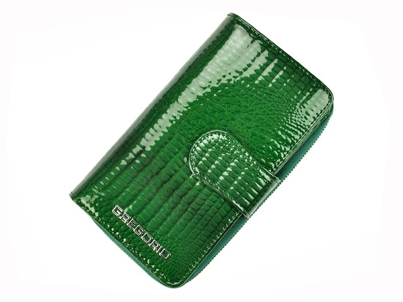 skóra naturalna + Damski portfel ze skóry ekologicznej Gregorio GL-116