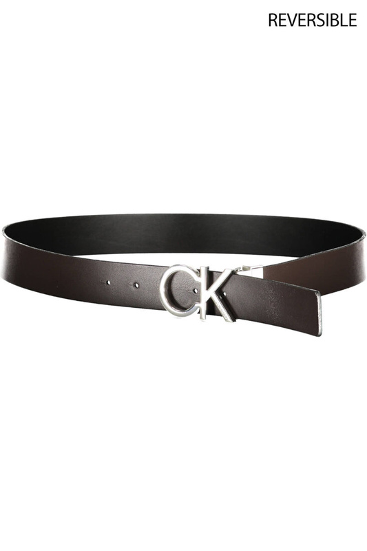 SKÓRZANY PASEK MĘSKI CALVIN KLEIN BRĄZ