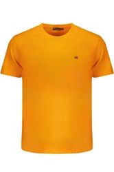 POMARAŃCZOWY T-SHIRT MĘSKI Z KRÓTKIM RĘKAWEM NAPAPIJRI