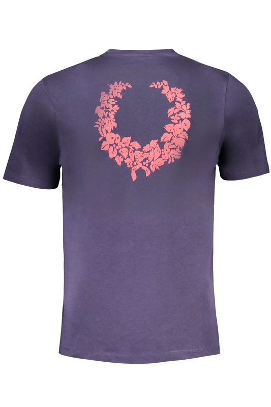 T-SHIRT MĘSKI Z KRÓTKIM RĘKAWEM GIAN MARCO VENTURI NIEBIESKI