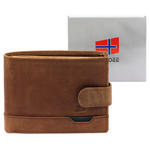 Skórzany męski portfel Nordee HJORT 8806A