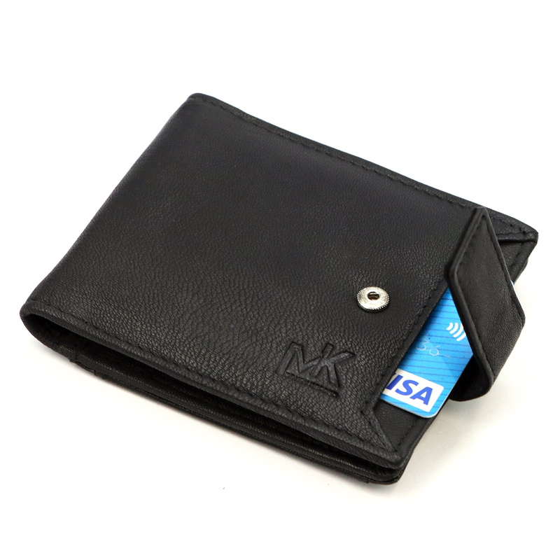Skórzany męski portfel Money Kepper CC 6001B v2