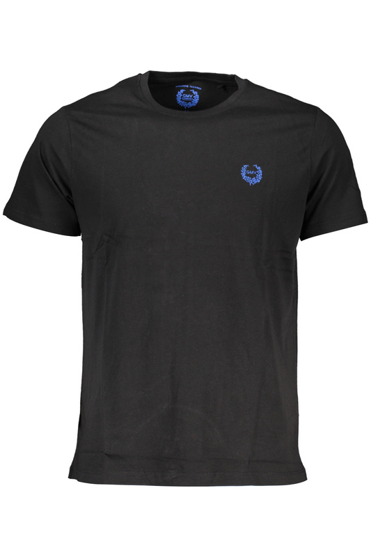GIAN MARCO VENTURI CZARNY MĘSKI T-SHIRT Z KRÓTKIM RĘKAWEM