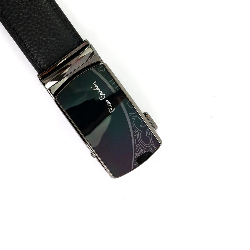 Pierre Cardin męski pasek do spodni skórzany z samozaciskową klamrą