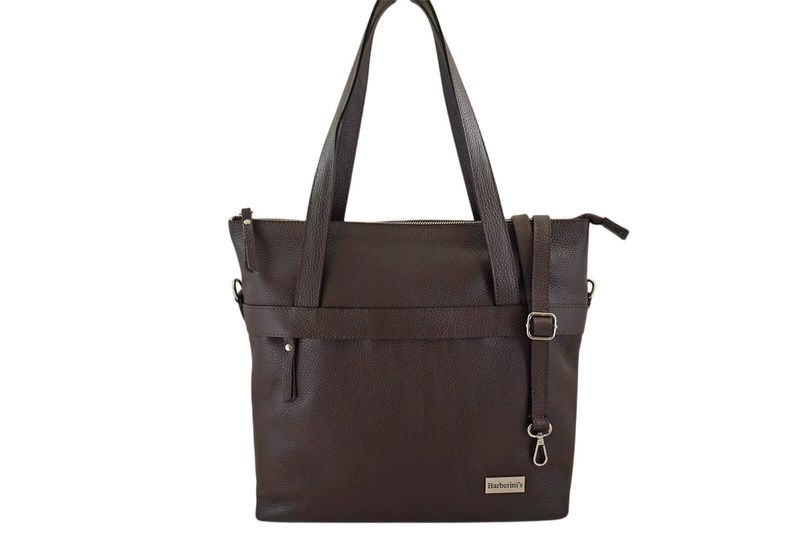 Torebka skórzana shopperbag na ramię Barberini's