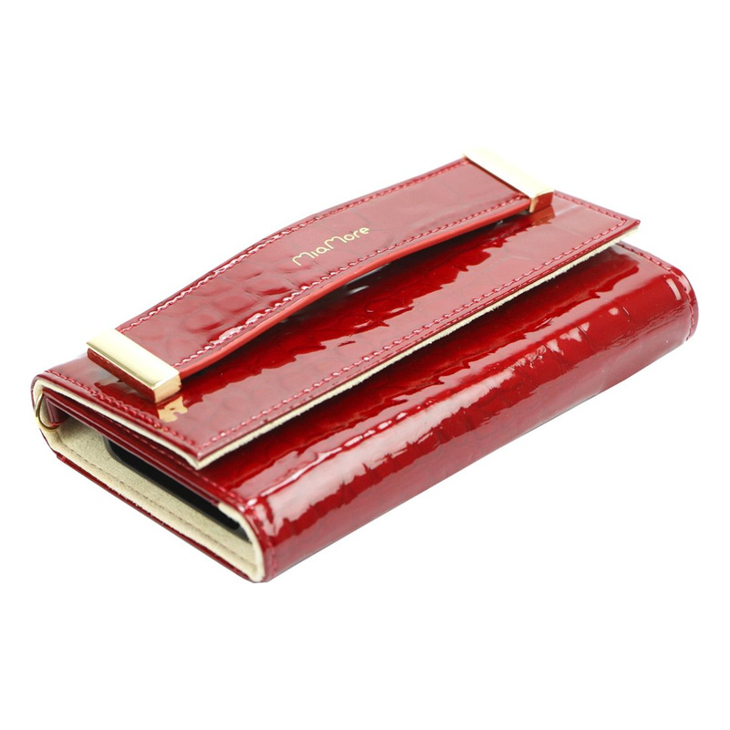 MiaMore etui na telefon case z klapą iPhone 13 Pro skóra krokodyla