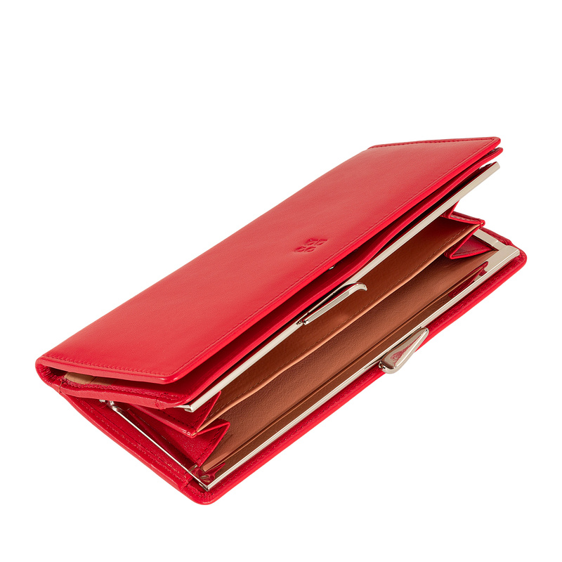 DuDu Podłużna damska portmonetka skóra naturalna podłużny duży portfel