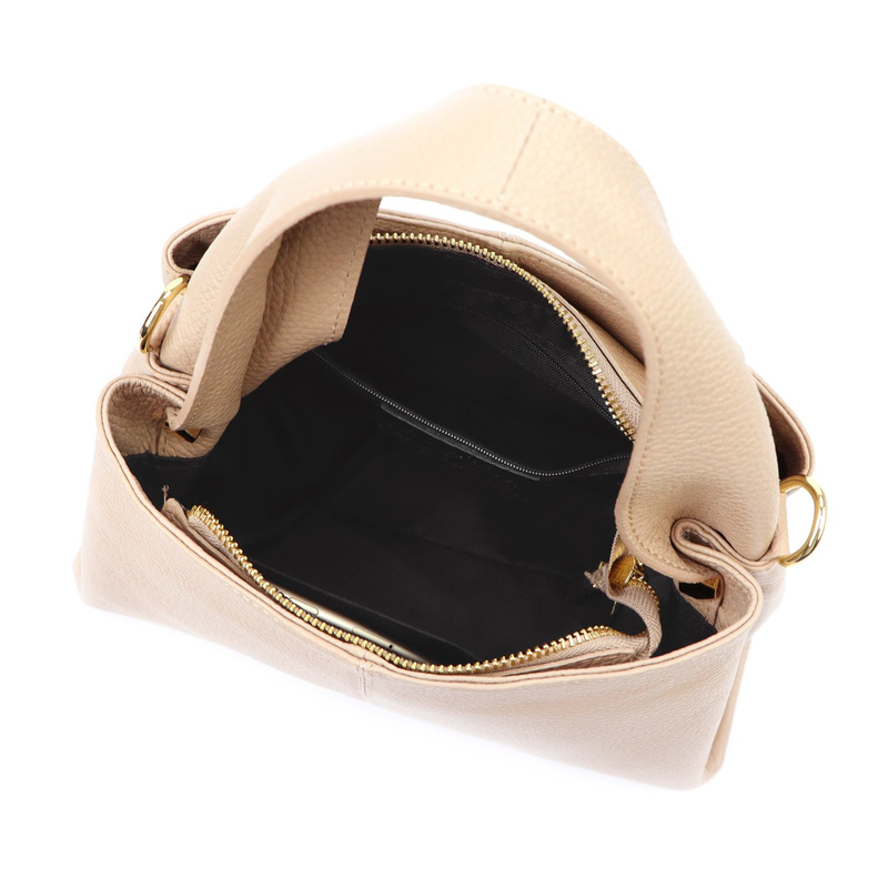 Luka damski kuferek torebka do ręki skórzany mała listonoszka z paskiem