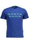 T-SHIRT MĘSKI Z KRÓTKIM RĘKAWEM NORTH SAILS NIEBIESKI