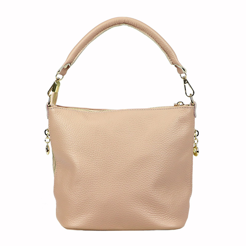 Patrizia damska torebka na ramię skóra naturalna torba z kieszenią