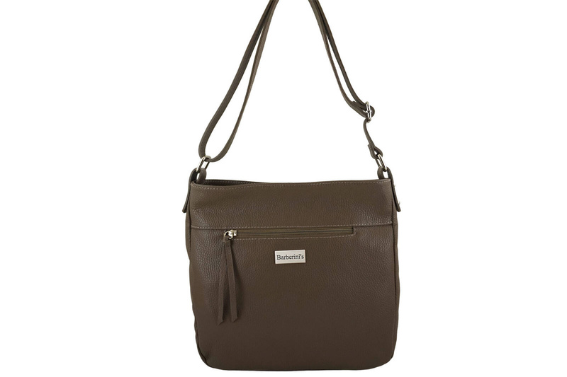 Torebka codzienna skórzana damska - Brązowa jasna