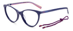Okulary M MISSONI MMI-0009-S6F. Okulary, Kolor niebieski. Kobieta.