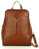 Plecak skórzany włoski MAZZINI - Capri camel