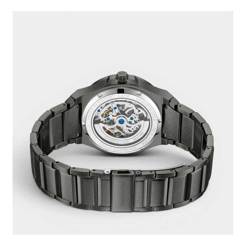 Zegarek KENNETH COLE KCWGY0063301. Automatyczny, Kolor niebieski. Mężczyzna.