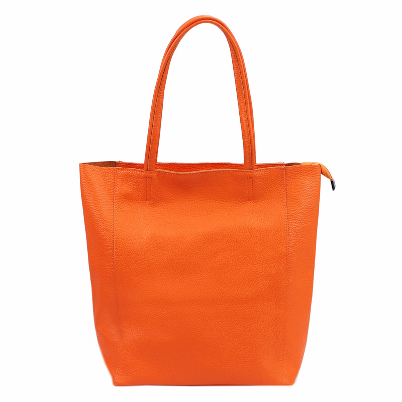Duża skórzana torebka shopper Luka 26-084 Dollaro A4