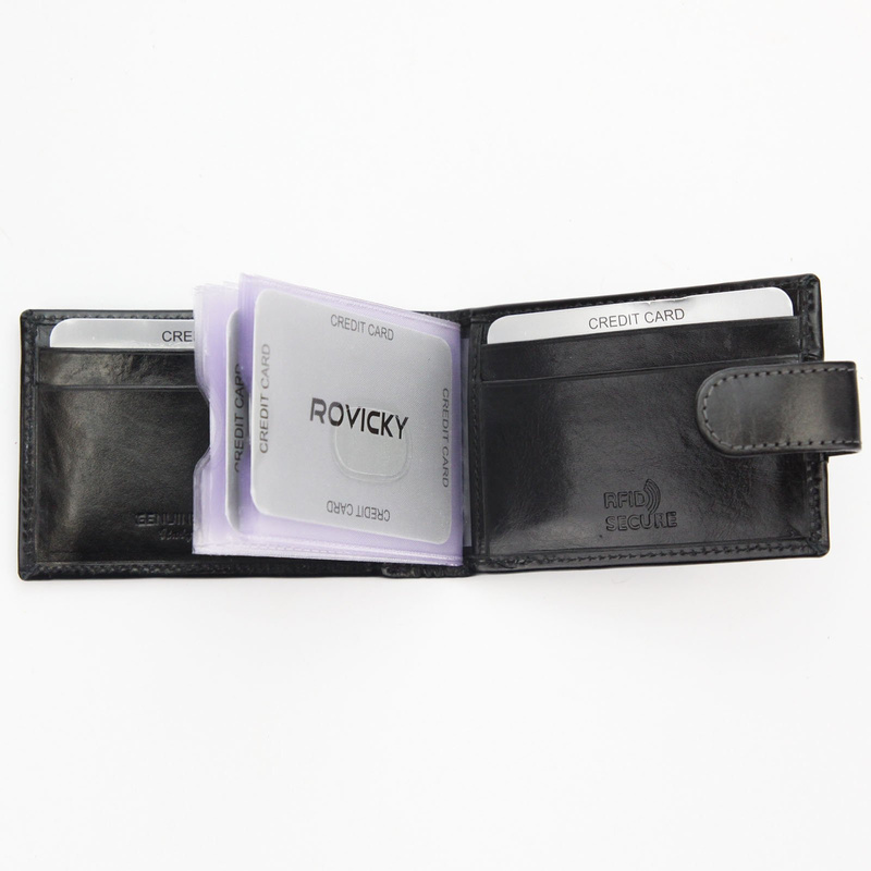 Małe skórzane Etui na karty i dokumenty od Rovicky