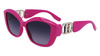 Okulary KARL LAGERFELD KL6102S-525. Okulary przeciwsłoneczne, Kolor różowy. Kobieta.