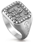 Biżuteria GUESS JUMR01328JWA. Pierścionek, Kolor szary. Mężczyzna.
