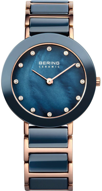 Zegarek BERING 11429-767. Kwarcowy, Kolor niebieski. Kobieta.