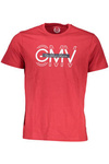 CZERWONY T-SHIRT MĘSKI Z KRÓTKIM RĘKAWEM GIAN MARCO VENTURI