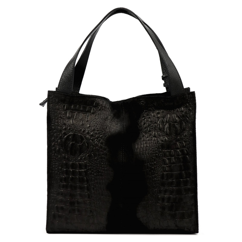 Damska torebka ze skóry naturalnej Luka 26-010 CROCO