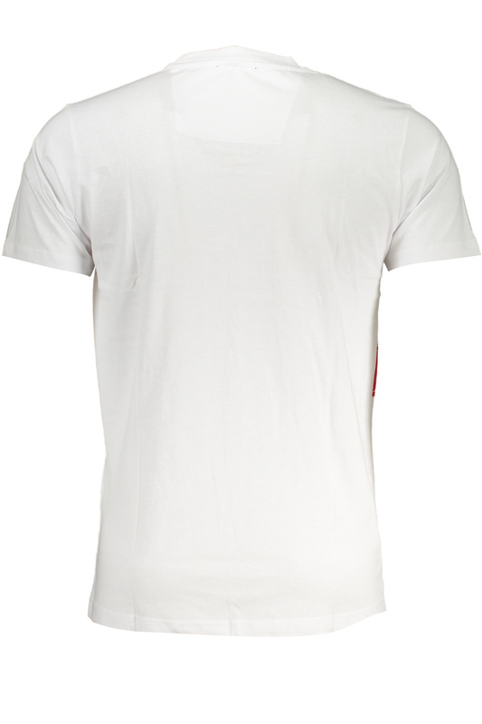 T-SHIRT MĘSKI Z KRÓTKIM RĘKAWEM KLASY CAVALLI BIAŁY