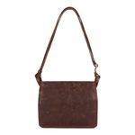 Listonoszka dwukomorowa skórzana klasyczna torebka na ramię Voyager