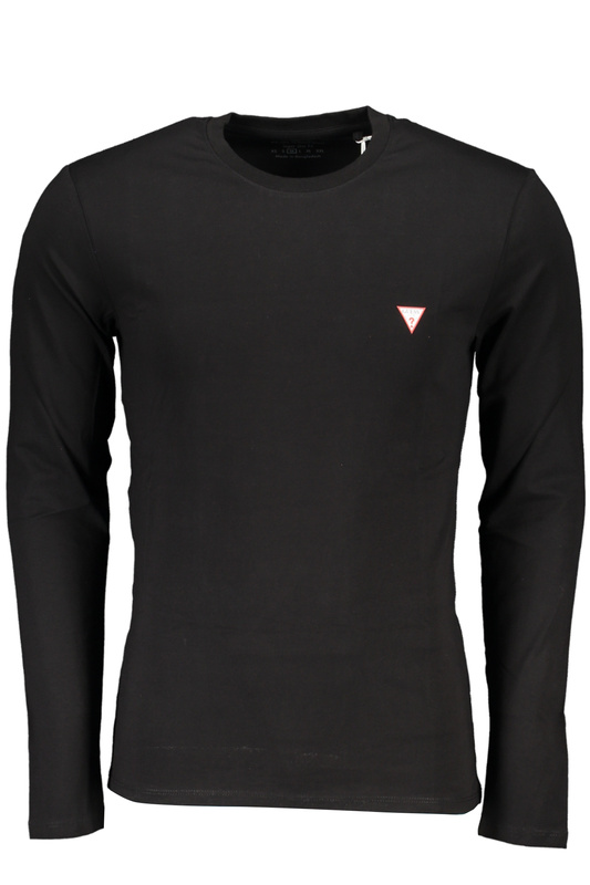 MĘSKA KOSZULKA Z DŁUGIM RĘKAWEM GUESS JEANS CZARNA