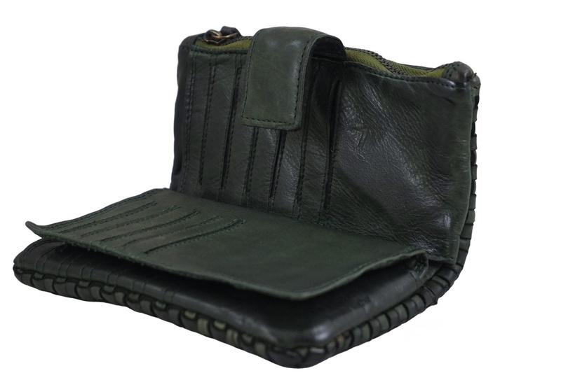 Zamszowa torebka damska Barberinis - Brązowa ciemna