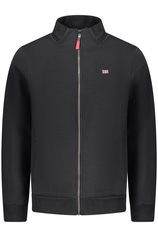 Norway 1963 MĘSKA CZARNA BLUZA Z ROZPINANYM NA ZAMEK