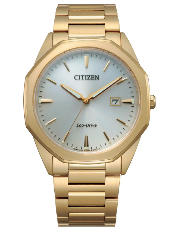 Zegarek CITIZEN BM7492-57A. Słoneczny, Kolor biały. Mężczyzna.