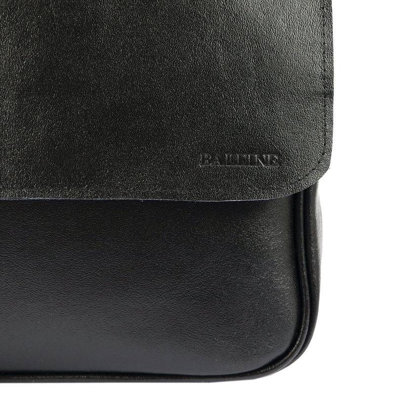 Baleine damska torba na ramię duża listonoszka skóra naturalna kieszenie