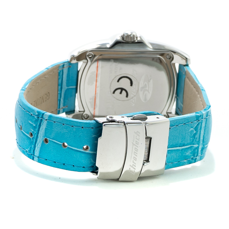 Zegarek CHRONOTECH CT7274L-04. Kwarcowy, Kolor niebieski. Kobieta.