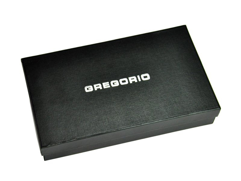 Gregorio damski portfel skóra naturalna duża portmonetka skóra krokodyla