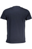 NIEBIESKI T-SHIRT MĘSKI Z KRÓTKIM RĘKAWEM KLASY CAVALLI