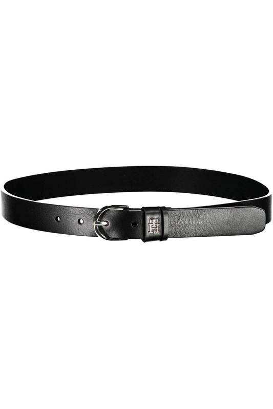 SKÓRZANY PASEK TOMMY HILFIGER CZARNY