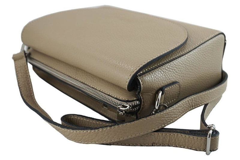 Torebka listonoszka damska Beżowa ciemna