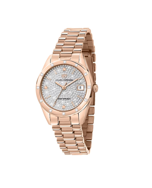 Zegarek CHIARA FERRAGNI R1953100513. Kwarcowy, Kolor biały. Kobieta.