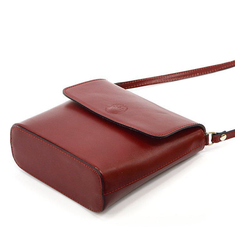 Klasyczna skórzana elegancka damska listonoszka