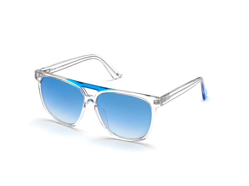 Okulary WEB EYEWEAR WE0263-5927W. Okulary przeciwsłoneczne, Kolor przezroczysty. Unisex.