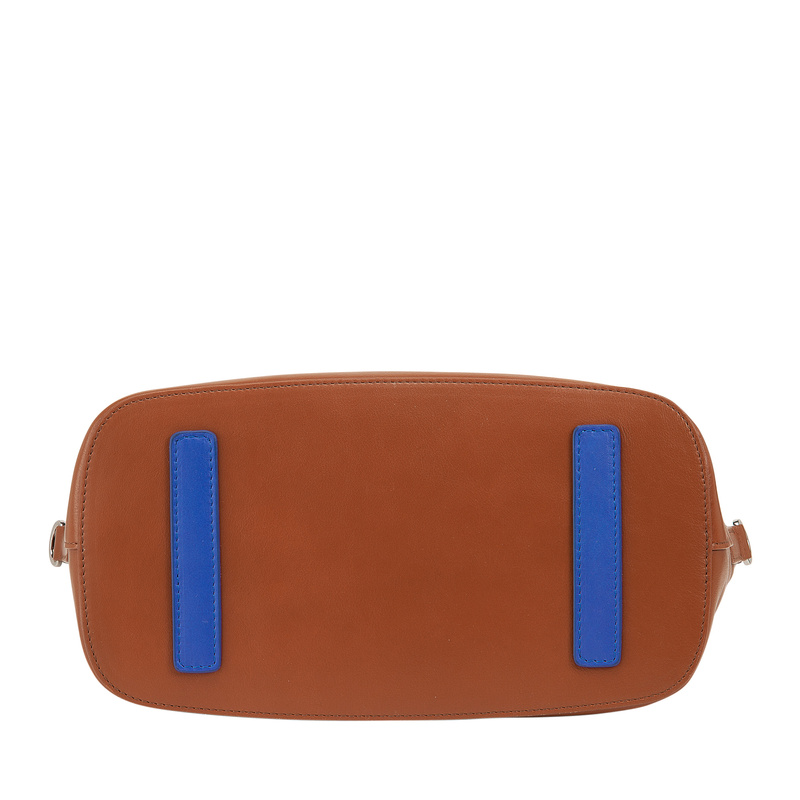 Dudu damski kuferek skóra naturalna torba do ręki z paskiem i kieszenią