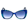 Okulary ITALIA INDEPENDENT 0904-ZEB-022. Okulary przeciwsłoneczne, Kolor niebieski. Kobieta.