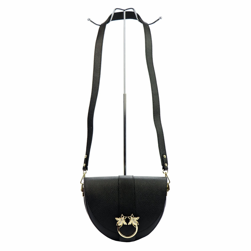 Luka damska listonoszka mała torebka przez ramię skóra naturalna 